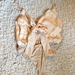 NWT Satin Body Suit from Tobi